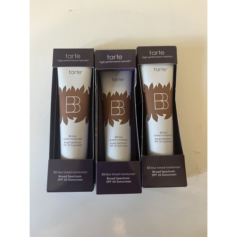 LOT of 3 BB tinted Tarte "Rich" color Face Primer NIB Makeup